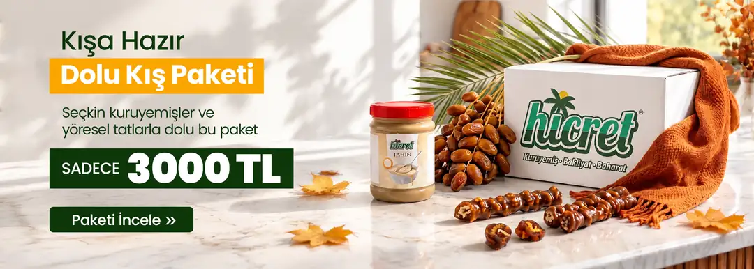 Hicret Kuruyemiş kampanyalı kuruyemiş paketleri