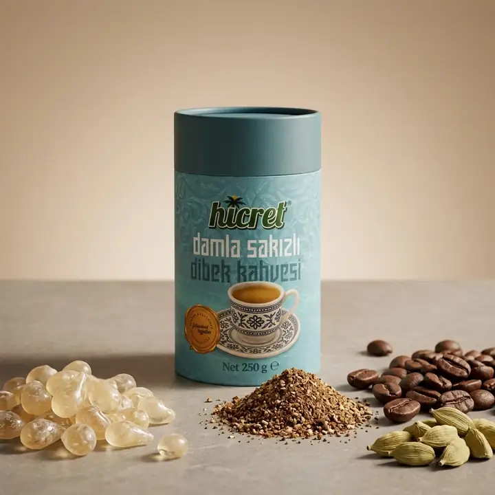 Damla Sakızlı Dibek Kahvesi 250 Gr