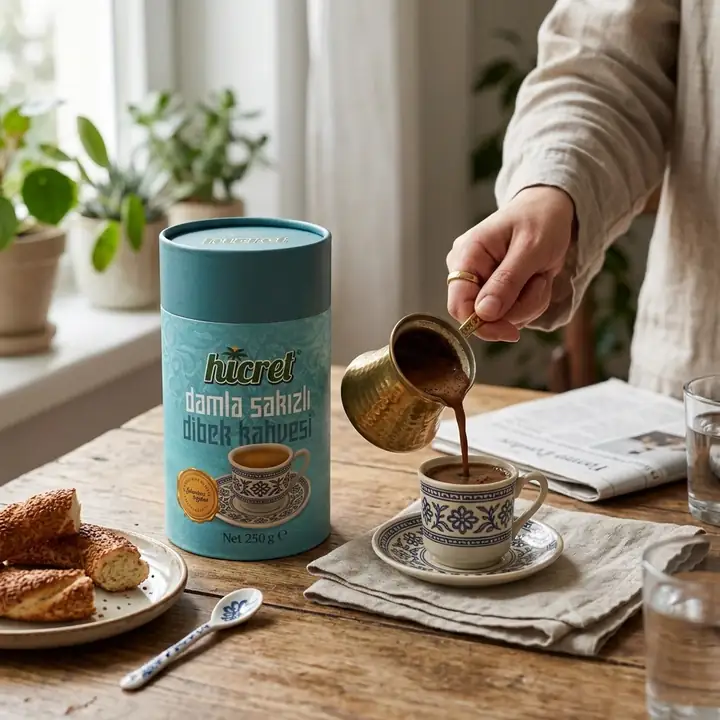 Damla Sakızlı Dibek Kahvesi 250 Gr