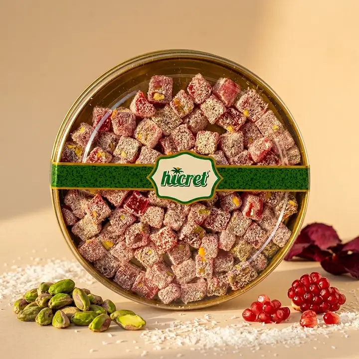 Özel Antepli Çifte Kavruk Narlı Lokum 400Gr
