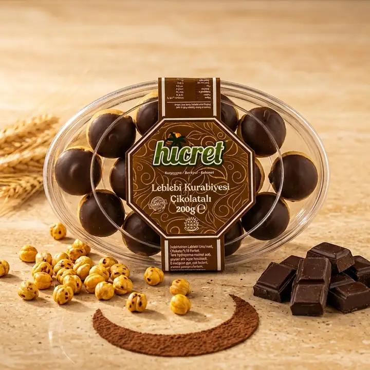 Çikolatalı Leblebi Kurabiyesi Paketi- 200 GR