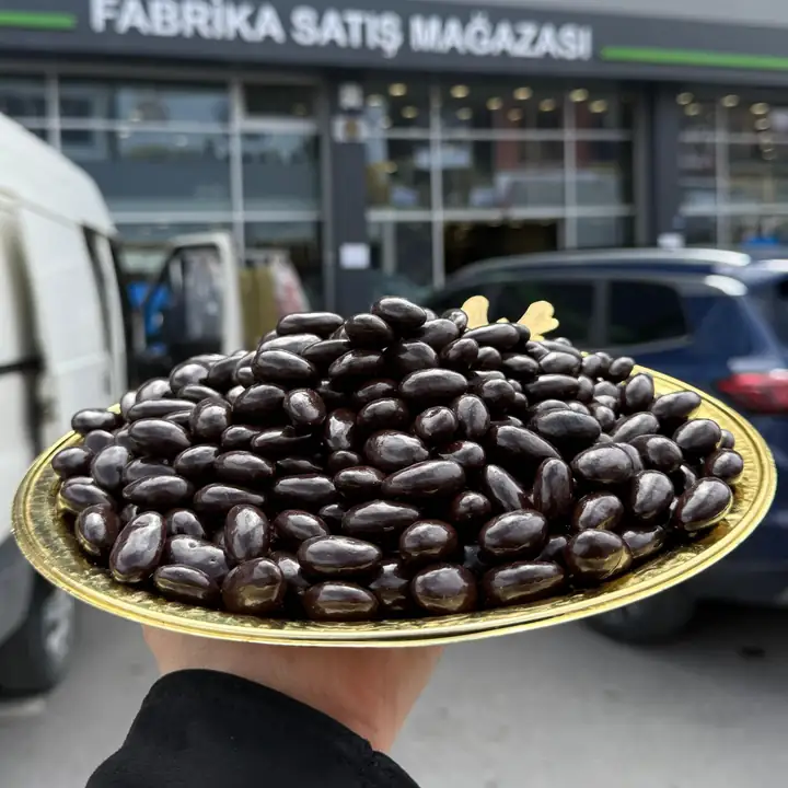 Çikolatalı Badem Draje Bitterli