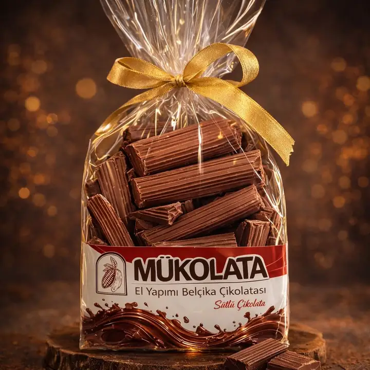 Mükolata El Yapımı Sütlü Çikolata Mini 500 Gr