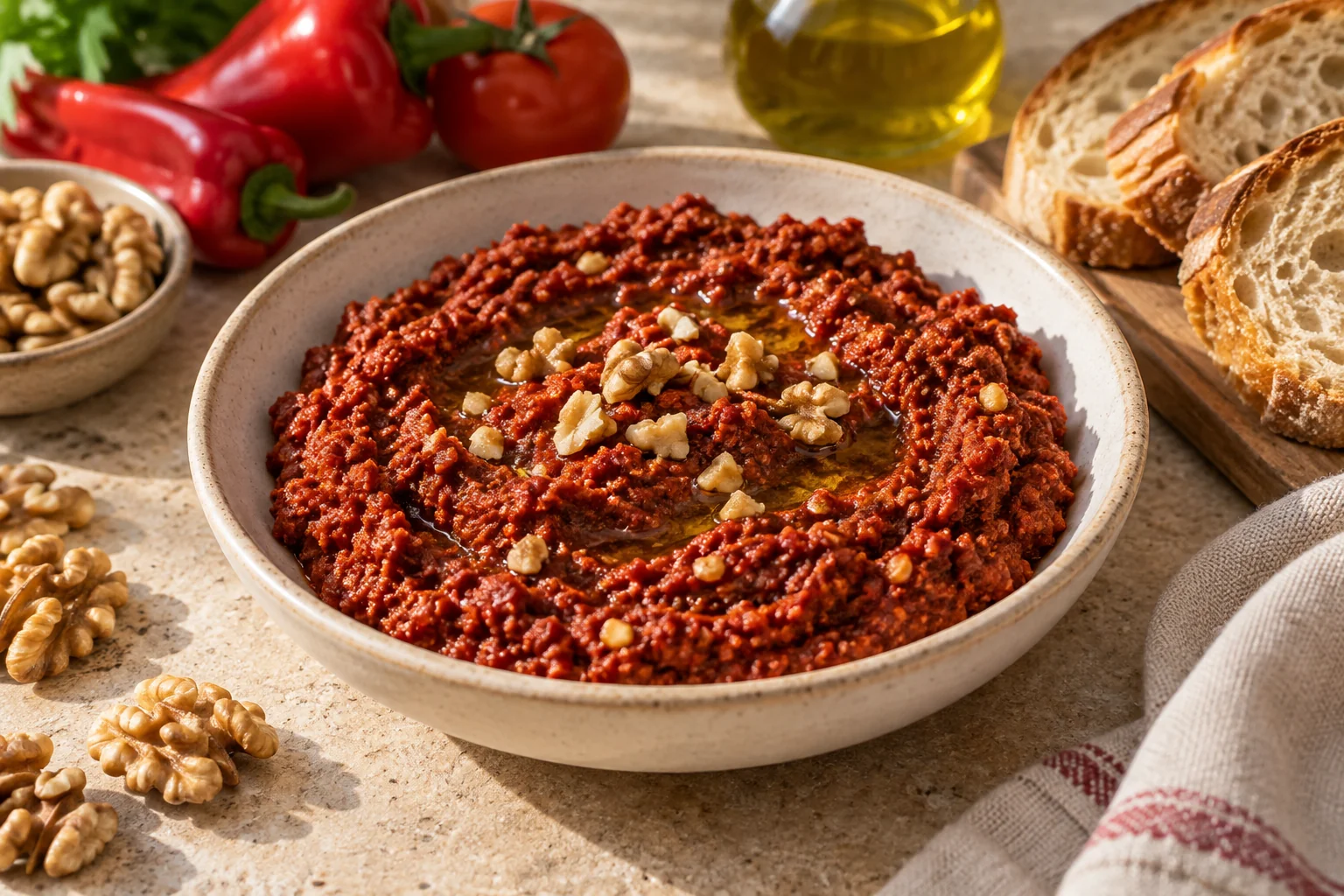 Acuka Tarifi: Cevizli Kahvaltılık Acuka Nasıl Yapılır?